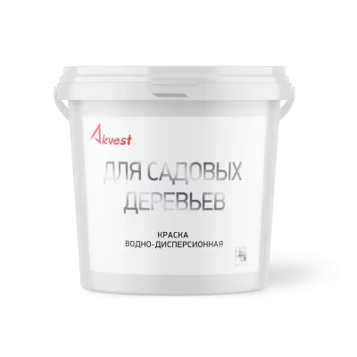 Краска для садовых деревьев белая 1,4 кг Аквест
