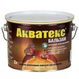 Акватекс-Бальзам масло для древесины  эбеновое дерево, 2,2 л