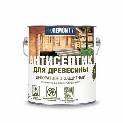 Proremontt антисептик деревозащитное средство сосна 9л, Л-С